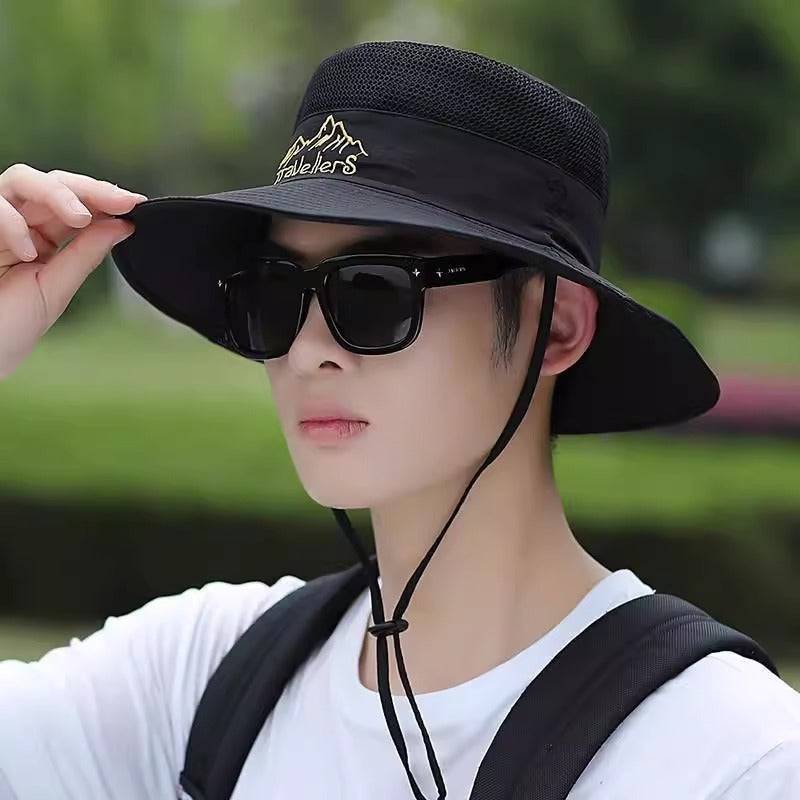 Bucket Hat Men's Summer UV Protection Outdoor Travel
