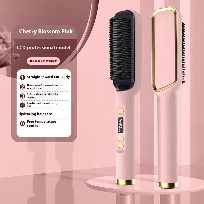 Negative Ion Straight Comb – Anti-Frizz Damage-Free Hair Straightener