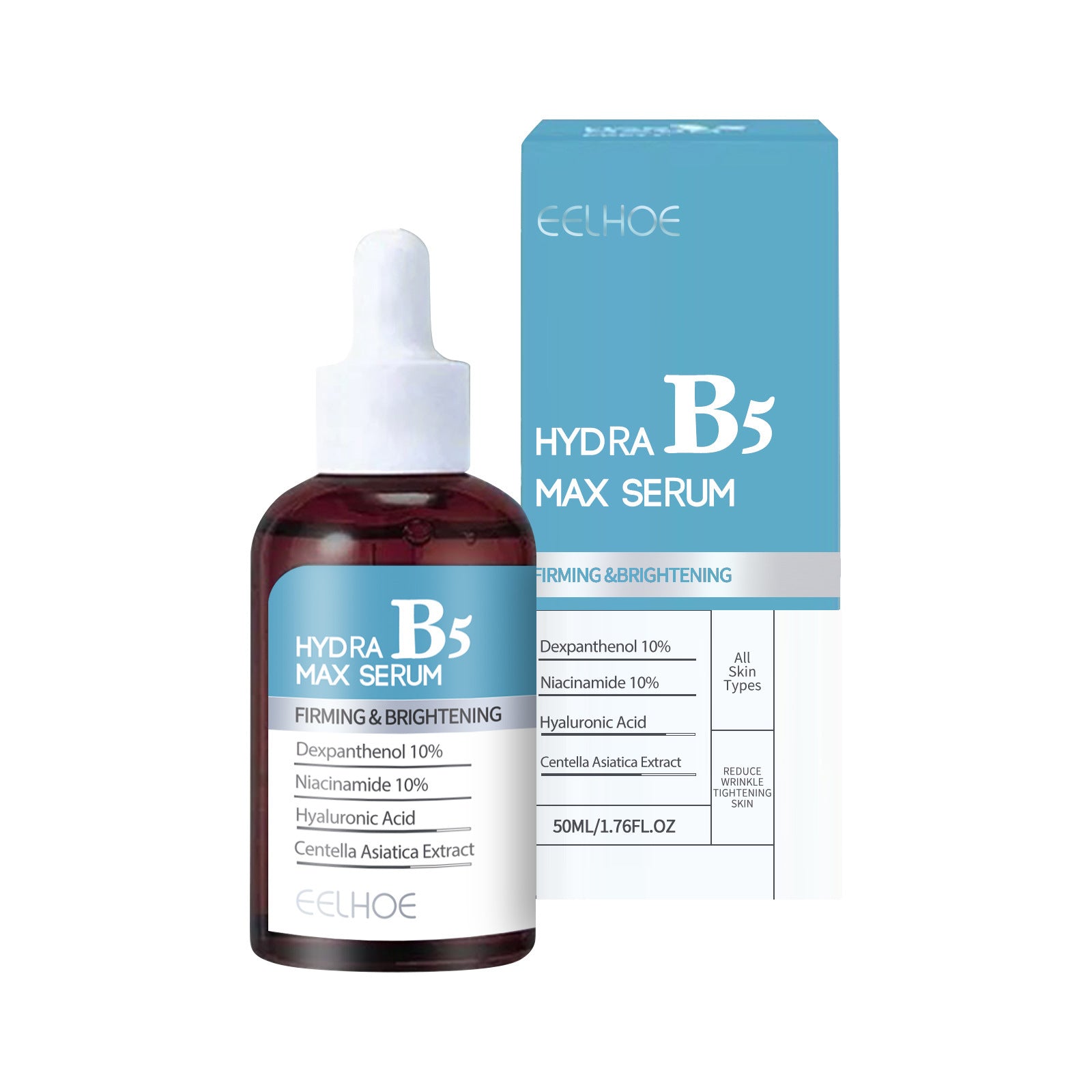 50ml Hydrating Facial Essence – Vitamin C, B5, Niacinamide & Hyaluronic Acid with Centella Extract