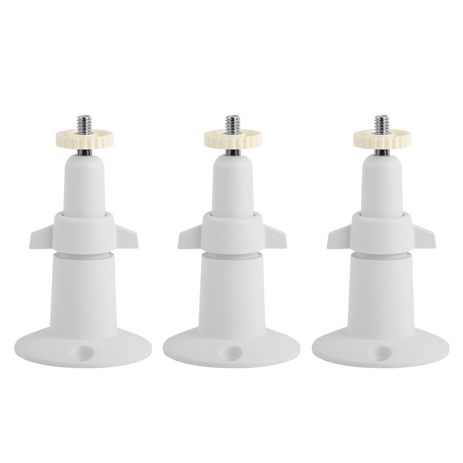 3 Packs  Per Set Security Camera Wall Mount For Arlo 360 Degree Adjustable Camera Holder Garden Patio Screw Mount Universal Fit For  Imperial Standard Screw Interface No Camera