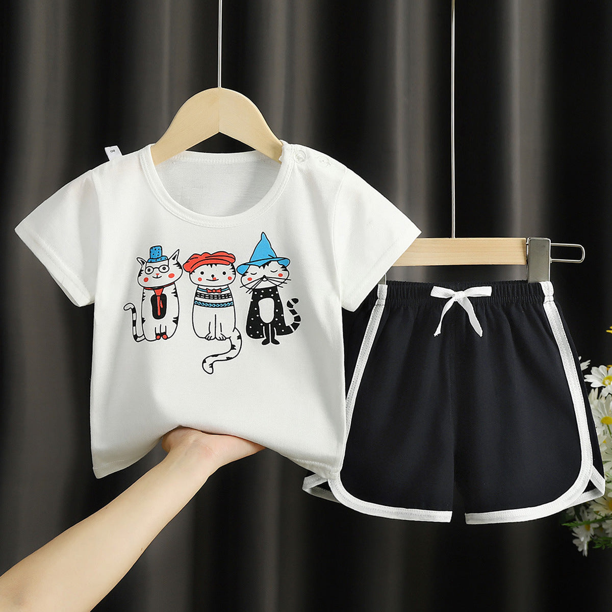 Summer Children’s Vest and Shorts Suit – Lightweight Kids Clothing Set