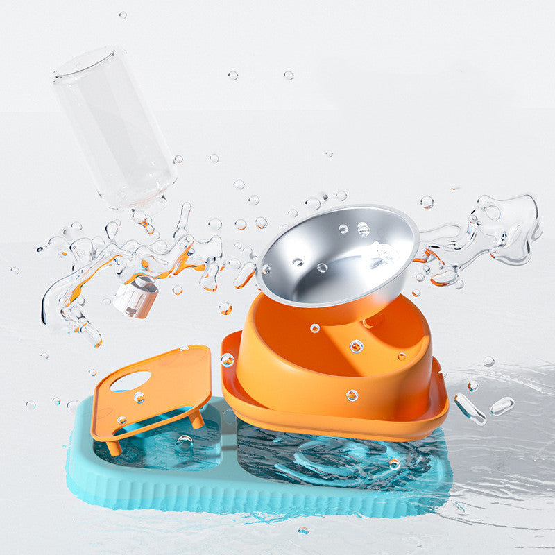 Anti Overturning Automatic Drinking Water Cat And Dog Food Bowl