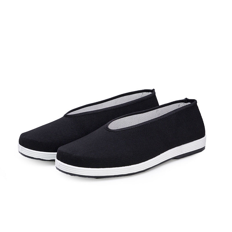 Casual Old Beijing Round Mouth Cloth Shoes Men's Slip-on Breathable
