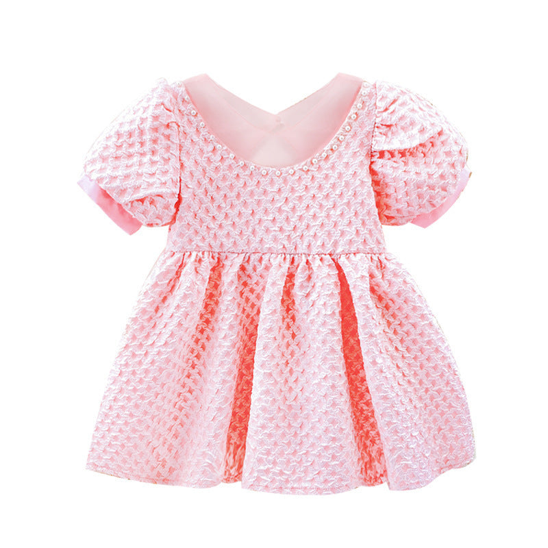 Western Style Dress Short Sleeve Fashionable