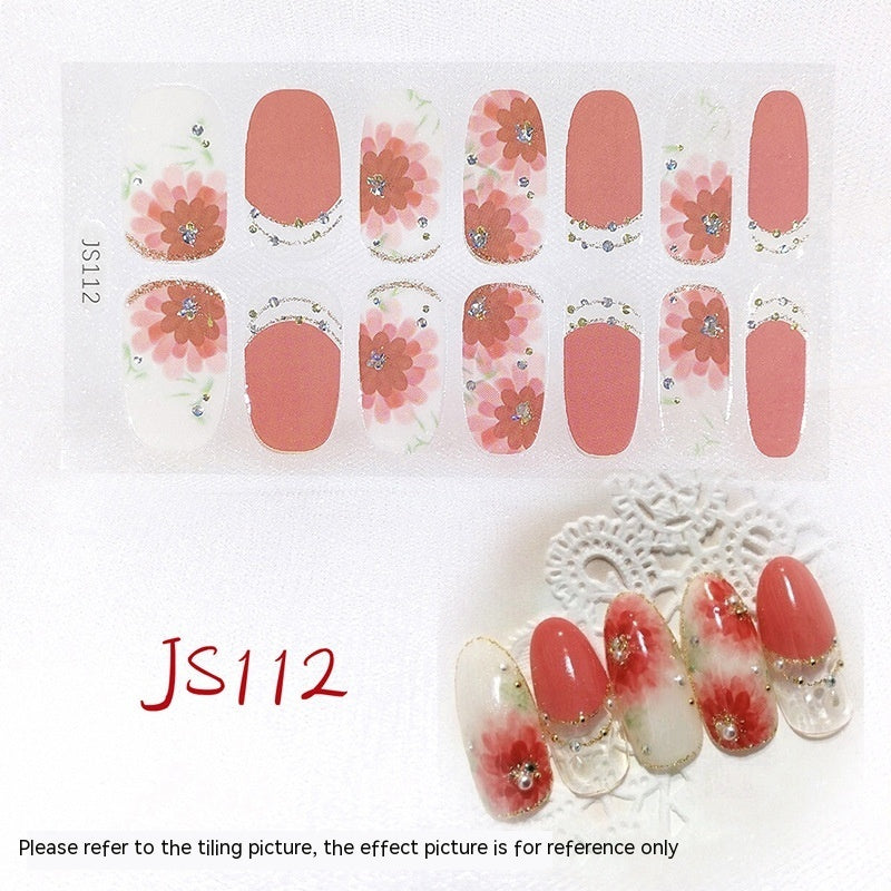 Three-dimensional Craft Crystal Nail Oil Film Crystal Glass Nail Sticker
