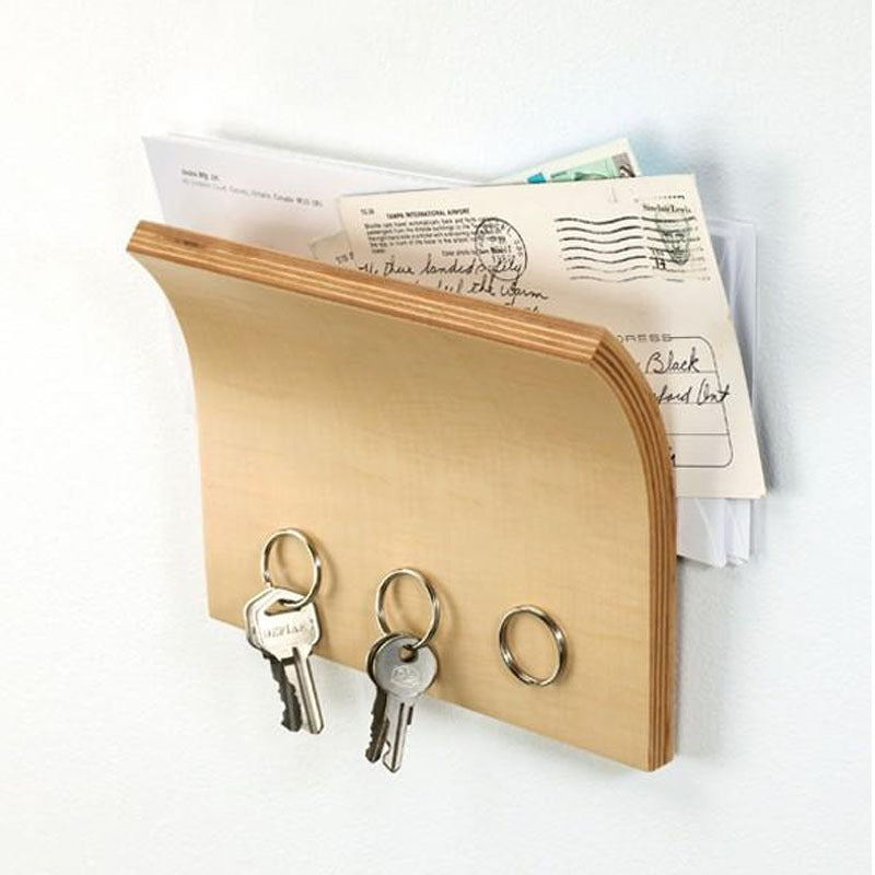 Home Solid Wood Magnet Multifunctional Storage Board Message
