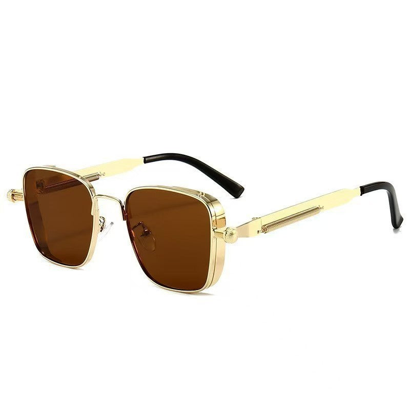 Men's Box Metal Retro UV Sunglasses