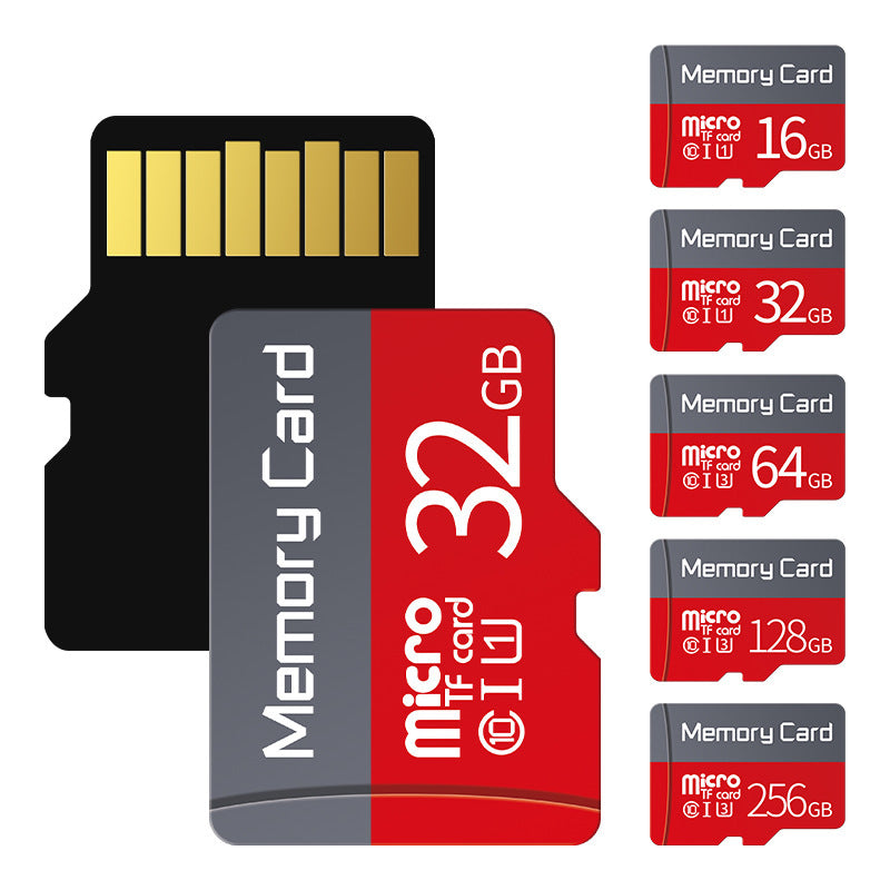 microSD (TF) Memory Card – 8GB/16GB Class 10 UHS-I, 32GB U3 High-Speed for Camera, Phone & Game Console