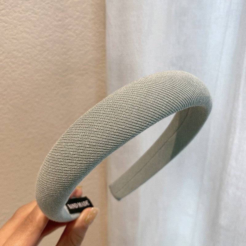 Simple Hair Accessories High Cranium Sponge Cloth Headband