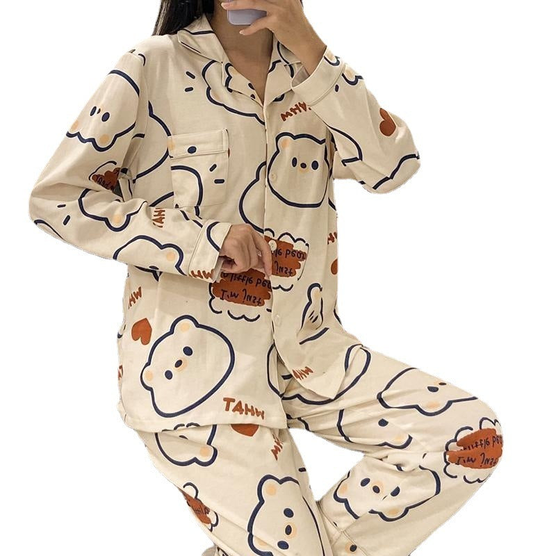 Women's Cute Cartoon Homewear Suit