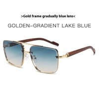 Gold Frame With Blue