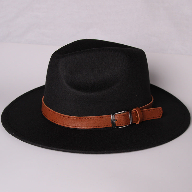 Fashion Personality Top Hat Button Belt Accessories