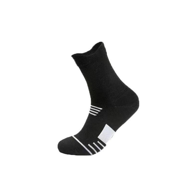 Quick-Dry Sports Socks – Mid-Calf & Short Polyester Cotton