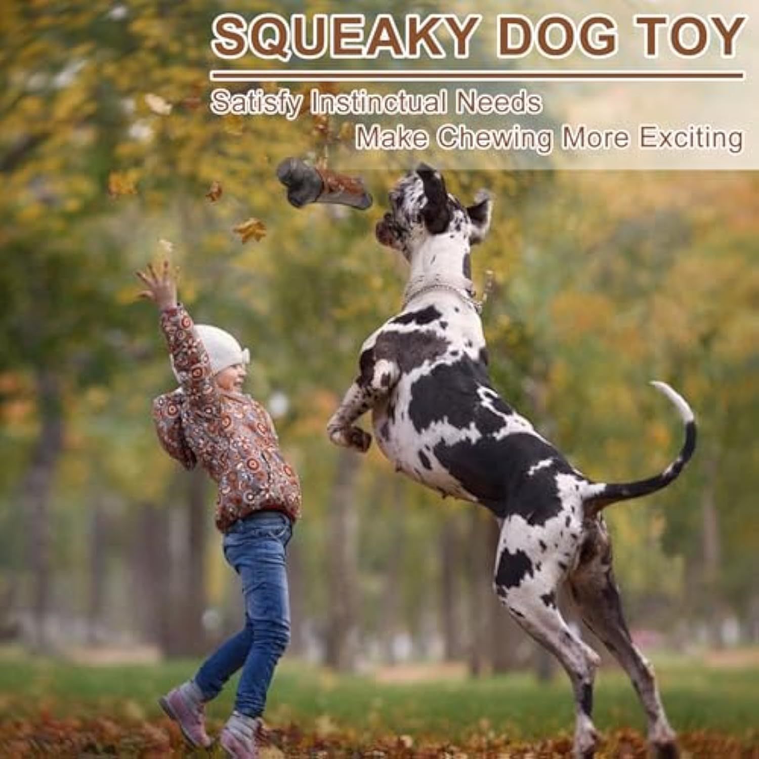 Durable Large Bacon-Flavored Indestructible Dog Toy for Aggressive Chewers