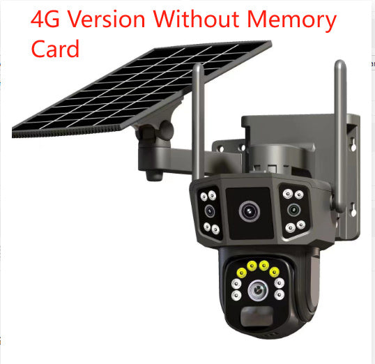 Solar Panoramic Security Camera – Outdoor 360° Surveillance