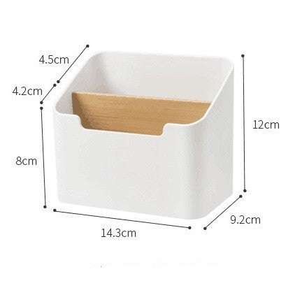 Plastic Tissue Box Waterproof Bamboo Wooden Cover Holder Kitchen