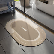 Absorbent Quick-Dry Diatom Mud Bathroom Carpet – Soft Upholstery Rug