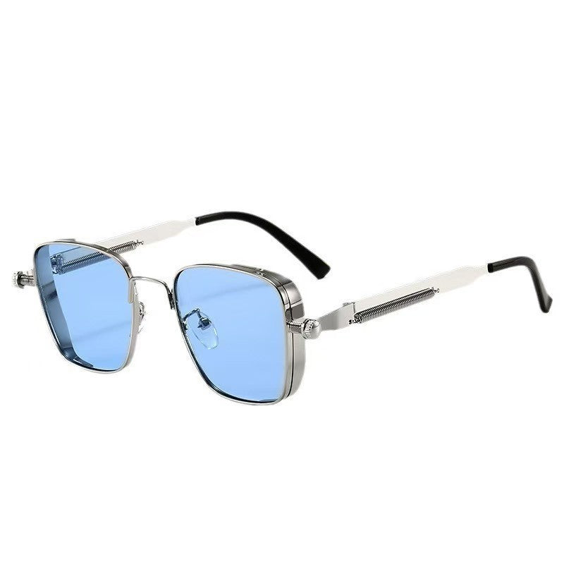 Men's Box Metal Retro UV Sunglasses