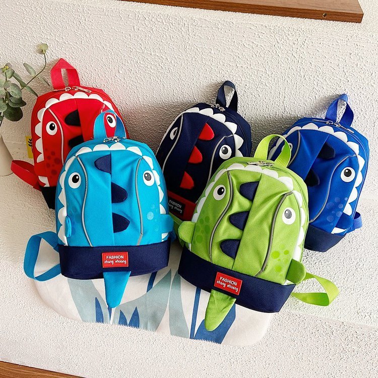 Chic Kids Dinosaur Backpack Oxford Cloth Waterproof Unisex