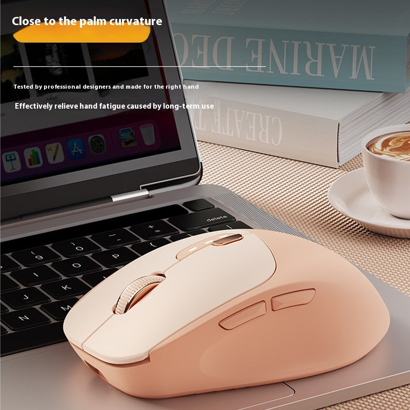 Mute Wireless Bluetooth Mouse – Quiet & Efficient for Office Use