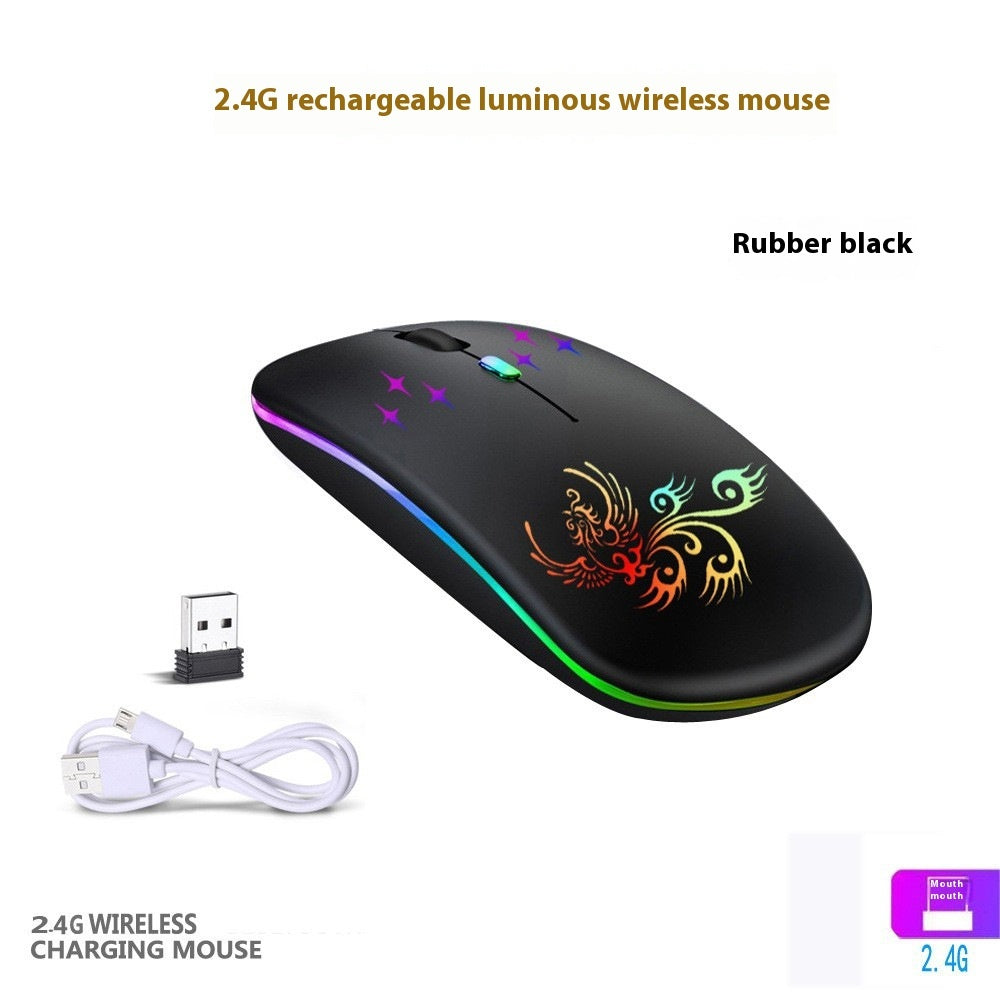 Rechargeable Wireless Bluetooth Luminous Mouse