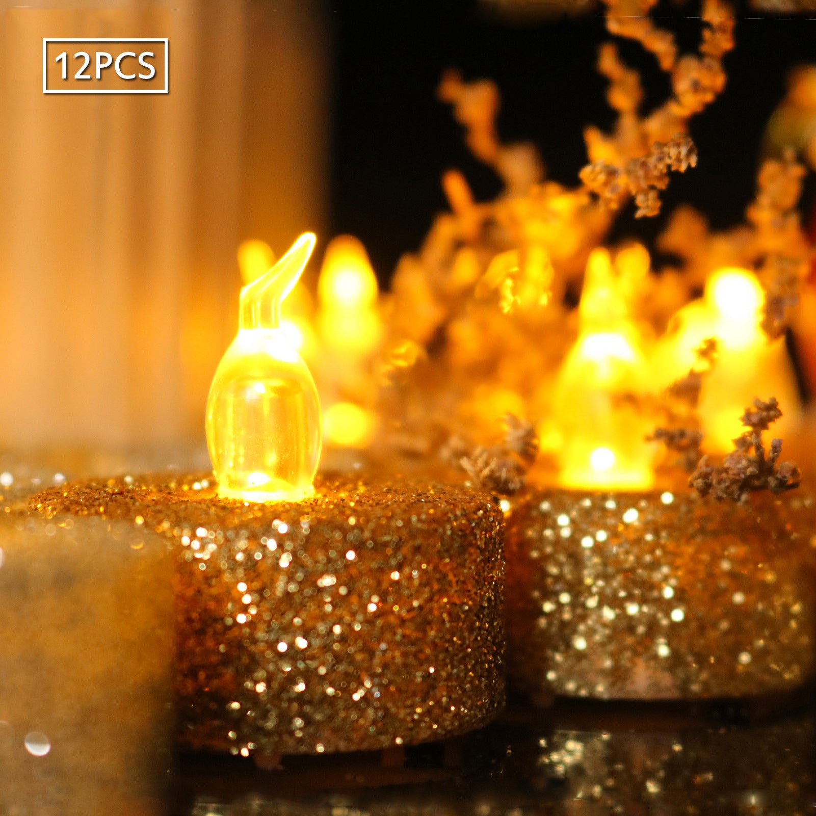LED Electronic Candle Color Housing Atmosphere Decorative Light