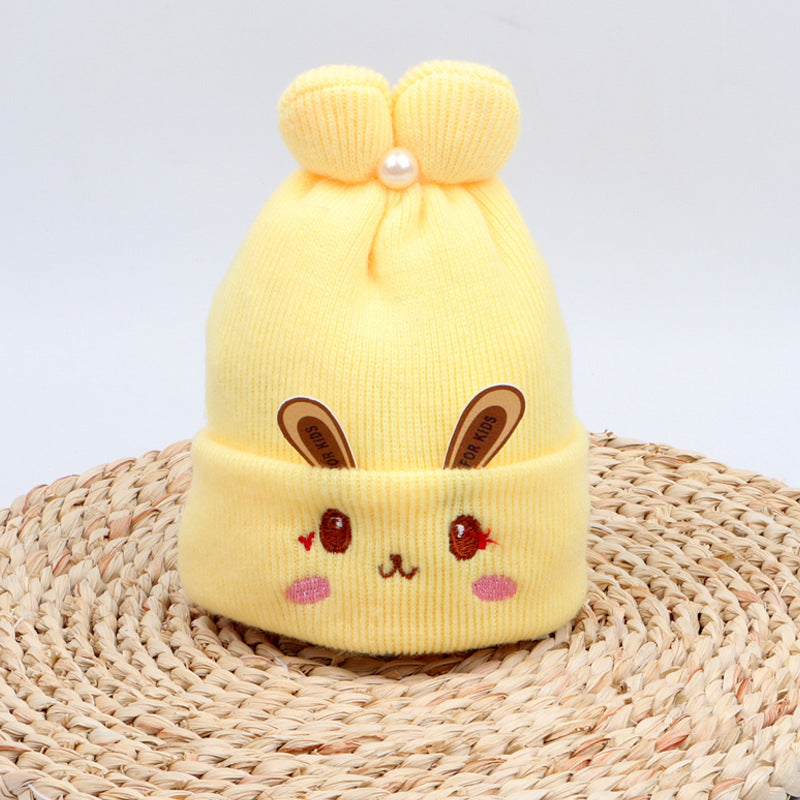 Unisex Newborn Woolen Winter Beanie Hat Regular Fit