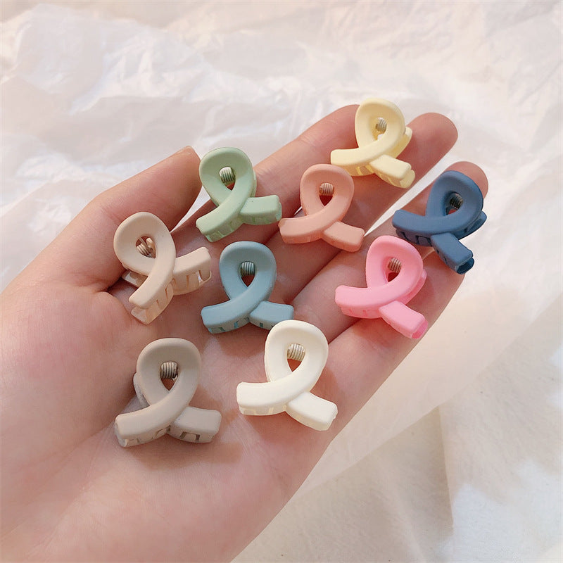 Women's Hair Clip With Frosted Back Of The Head Spoon