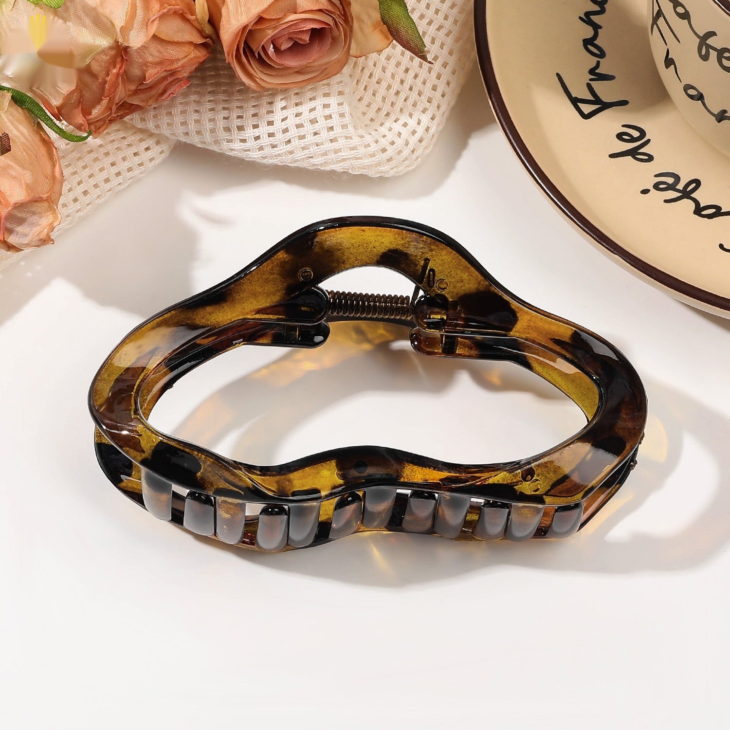 Fashion Lady Amber Barrettes Large