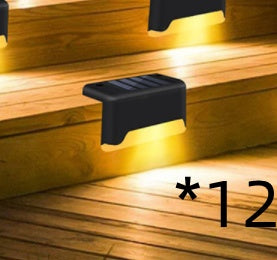 Solar Outdoor Courtyard Lamp Staircase Wall Lamp