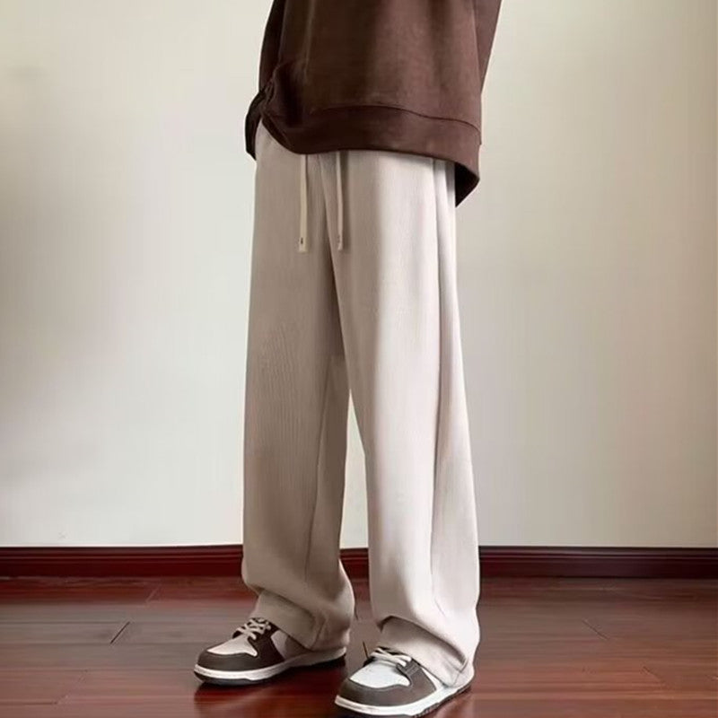 Men’s Spring Loose Draped Casual Trousers