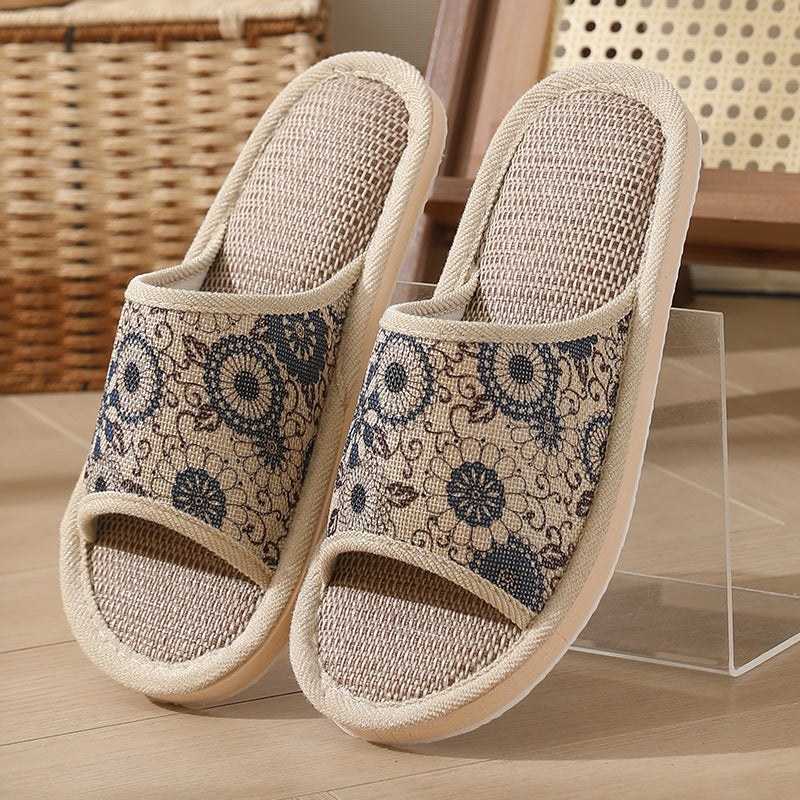 Women's Cotton And Linen Slippers