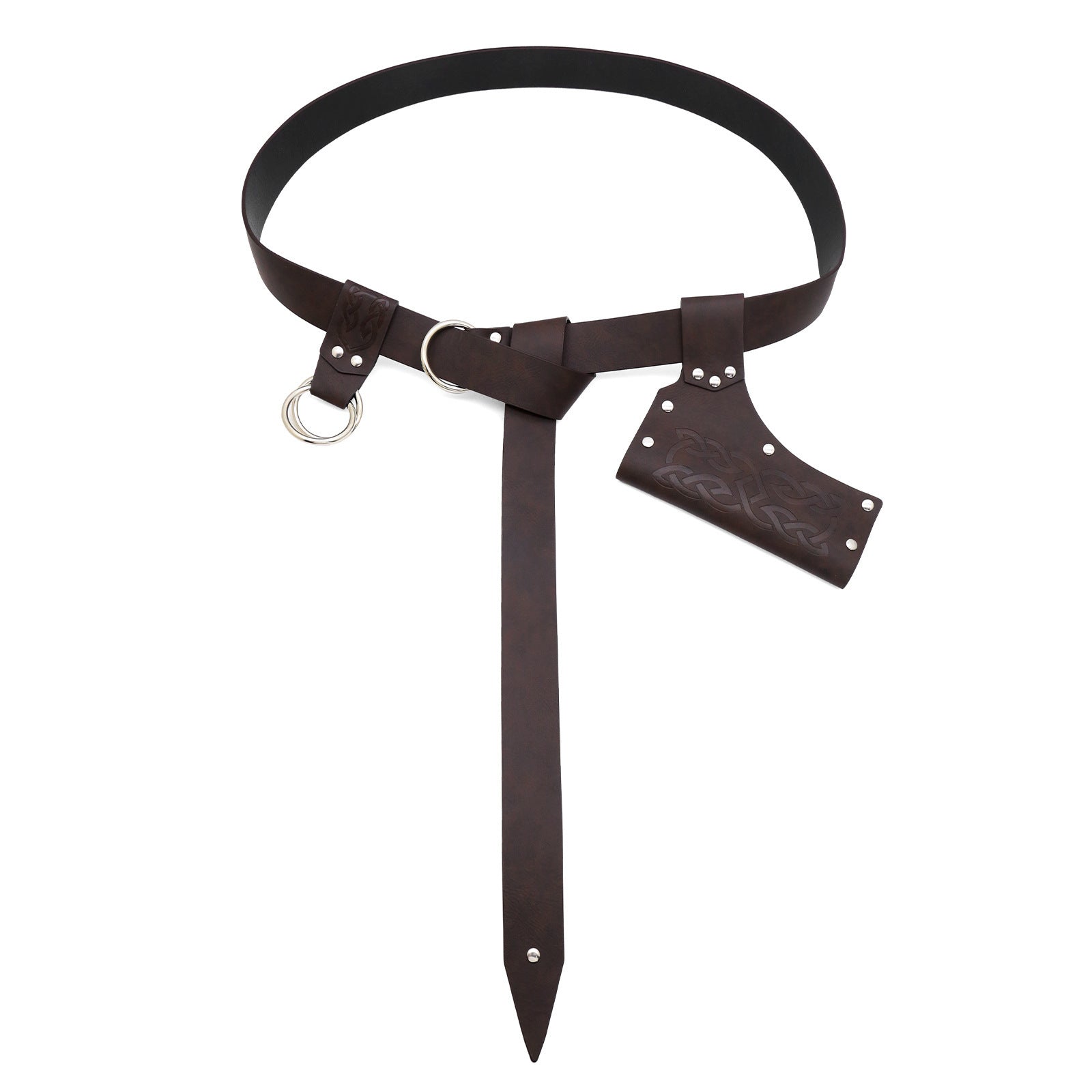 Men’s PU Leather Belt Three-Piece Set – Black or Brown