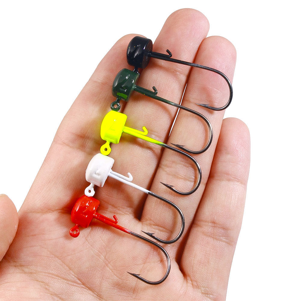 Mushroom-shaped Haircut Fishhook Jig Hook Suit Accessories