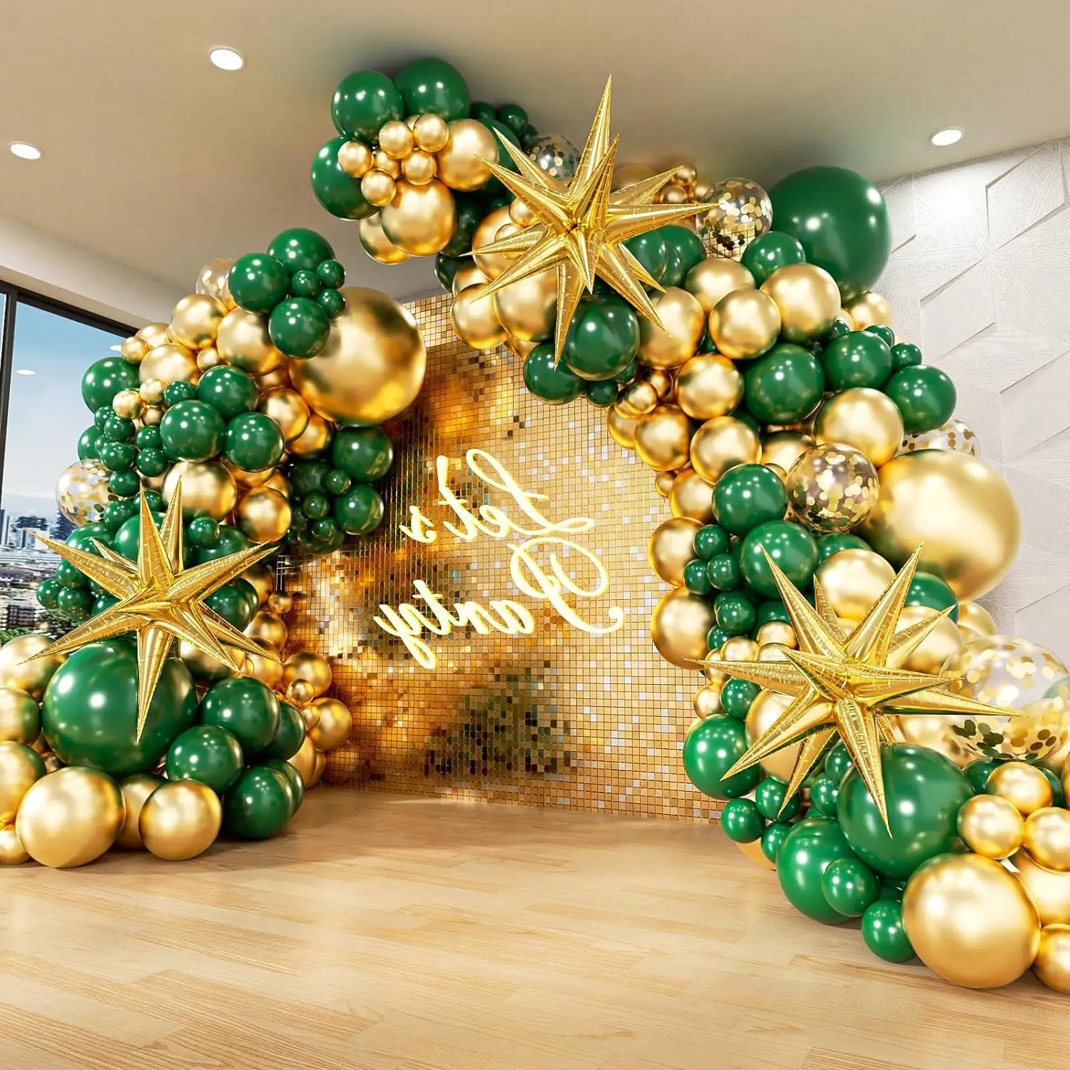 Explosion Star Thickened Balloon Chain Package Birthday Party Graduation Activity Arrangement Balloon