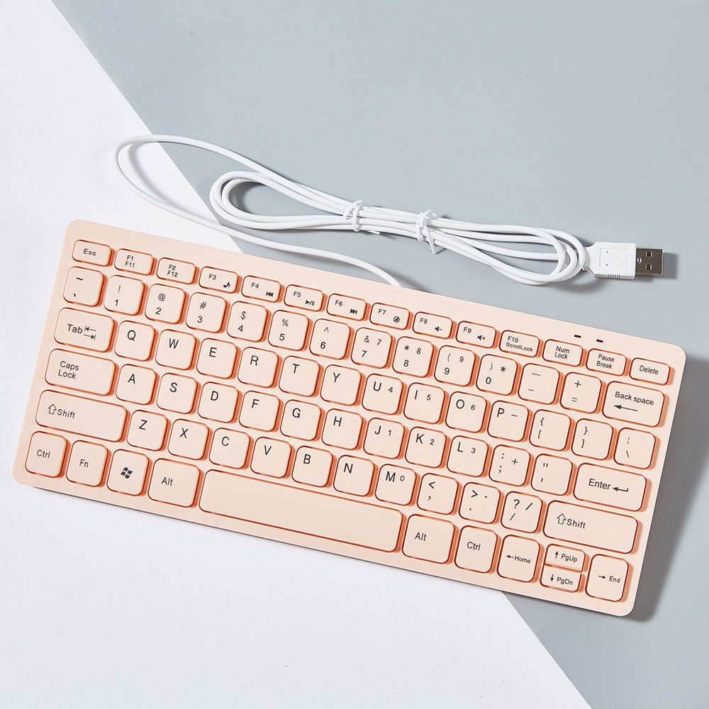 USB Desktop And Notebook Computer Keyboard Wired Mini Noiseless Keypad