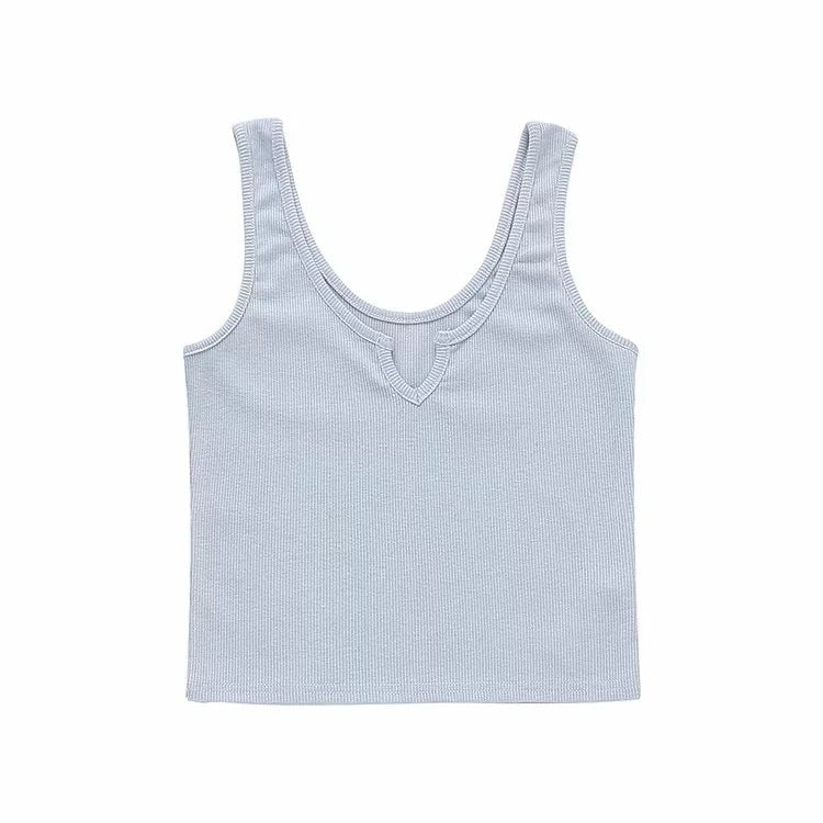 Basic All-matching Outdoor Vest Summer Ins Style American Retro Girl's Age-reducing Scheming Crop-top Spaghetti-strap Top
