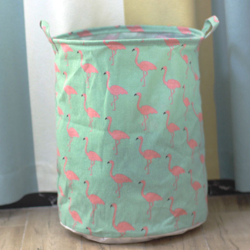 Fabric Dirty Clothes Basket Folding Storage