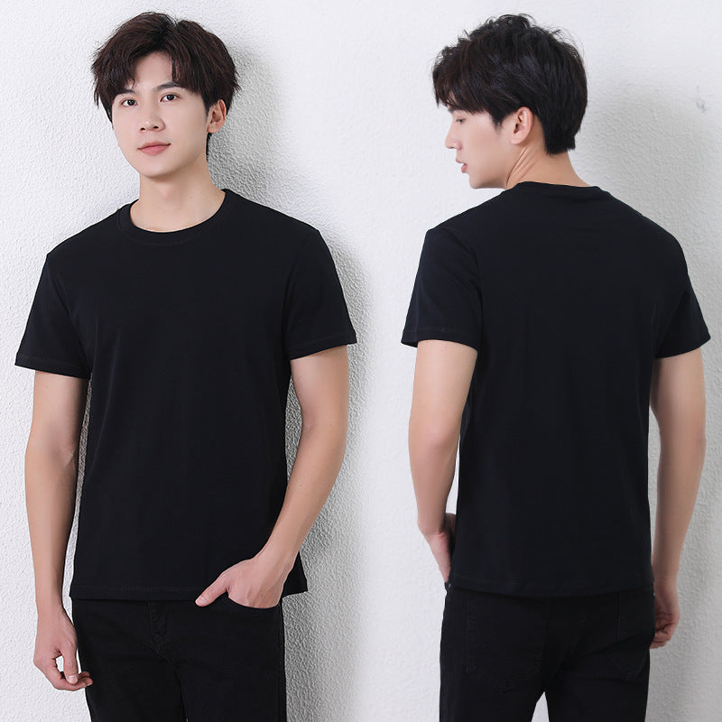 Male Solid Color High-end First-class Small T-shirt