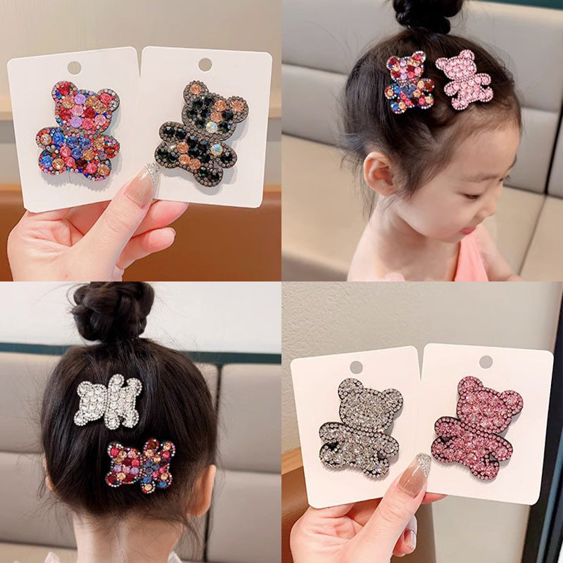 Girl Bangs Sweet Hair Clip Bear