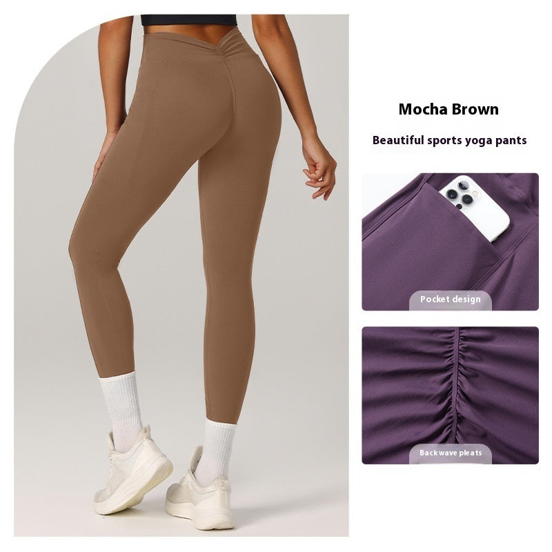 High-Waist Shaping Yoga Pants – Quick-Dry, Breathable Fitness Leggings