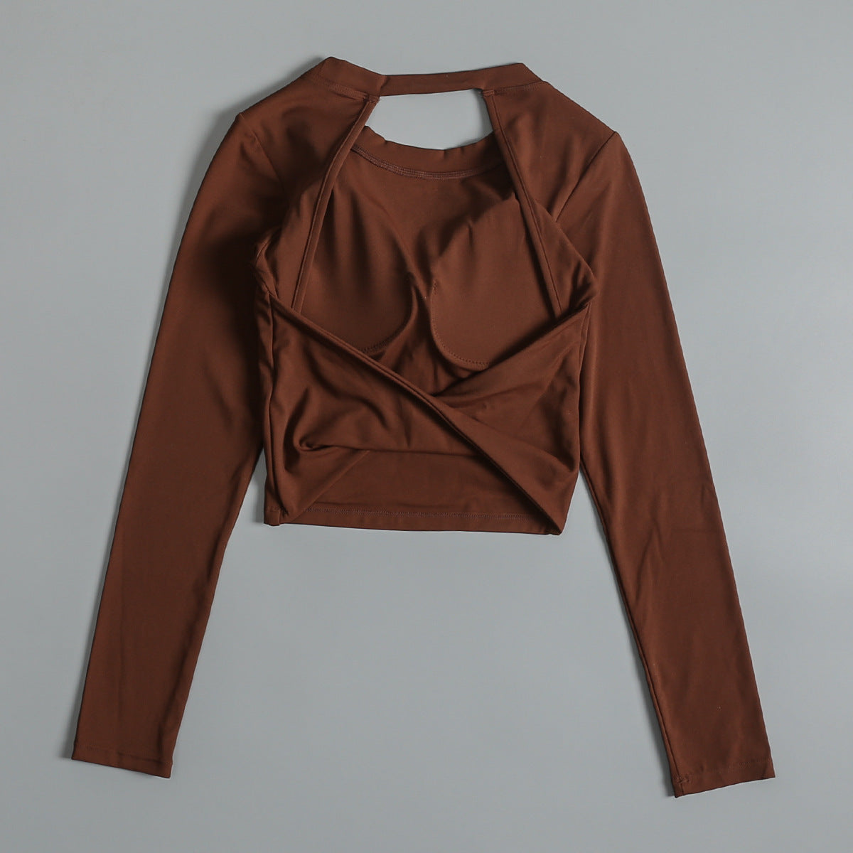 Sexy Beauty Back Sports Long-t-shirt