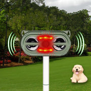 Solar Rechargeable Outdoor Ultrasonic Animal & Bird Repeller with Multi-Speed