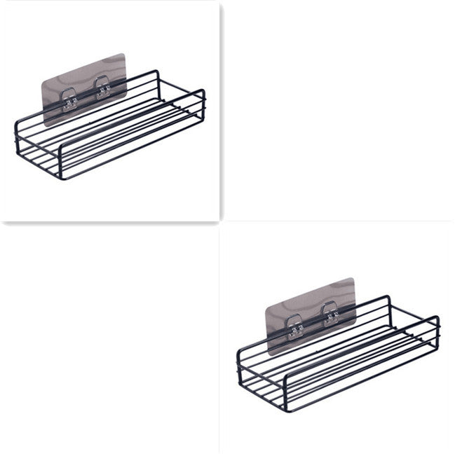 Wrought Iron Corner Bathroom Shelf – Shower & Kitchen Storage Rack Holder