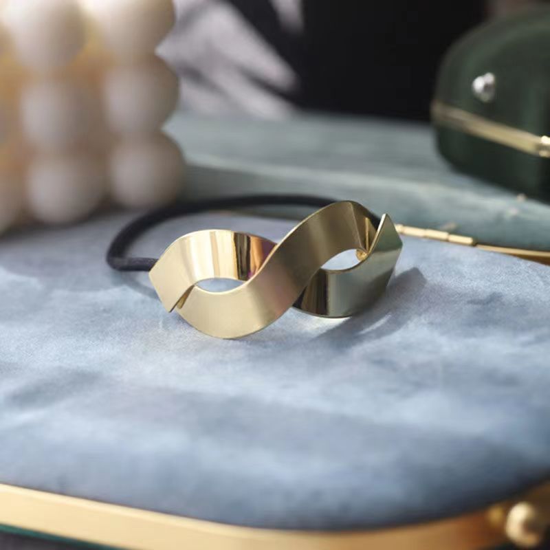F130 Metal Hair Band Hair Band Korean Semicircle Simple Internet Celebrity