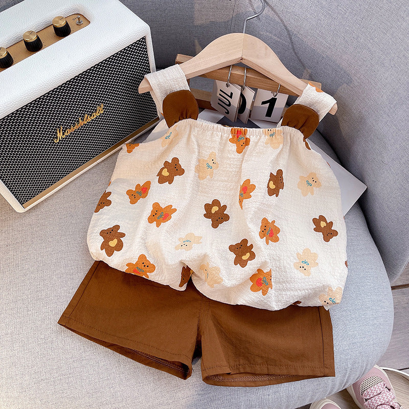Summer Suit Children's Clothes And Shorts Two-piece Set