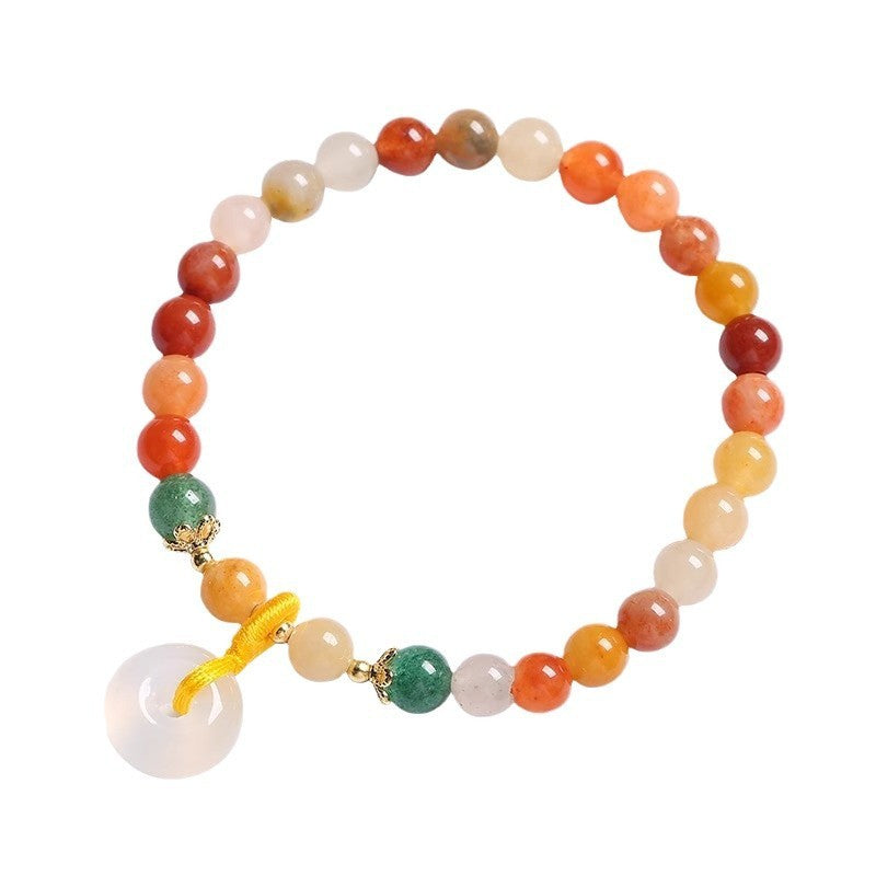 Natural Jinsi Jade Safety Buckle Bracelet