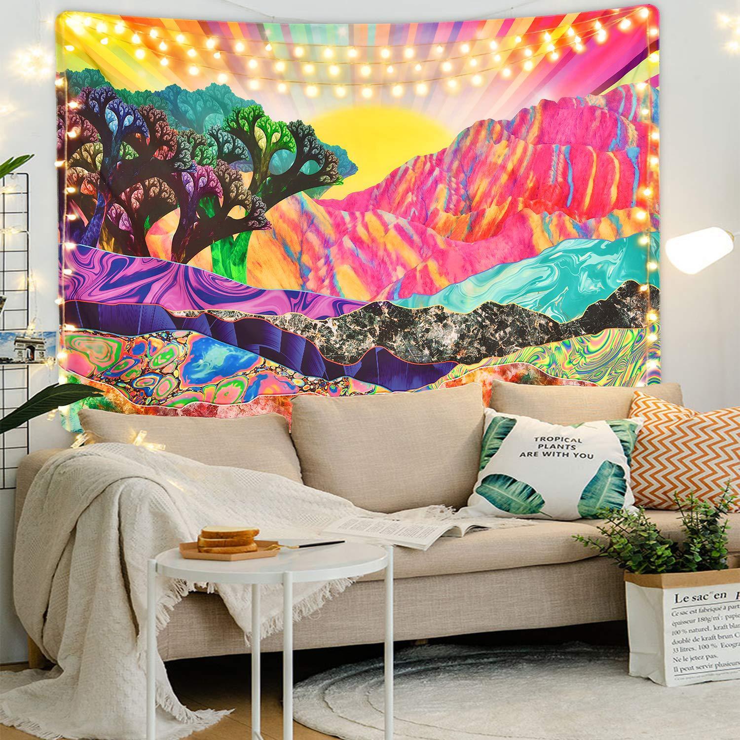 Home Decoration Psychedelic Background Cloth