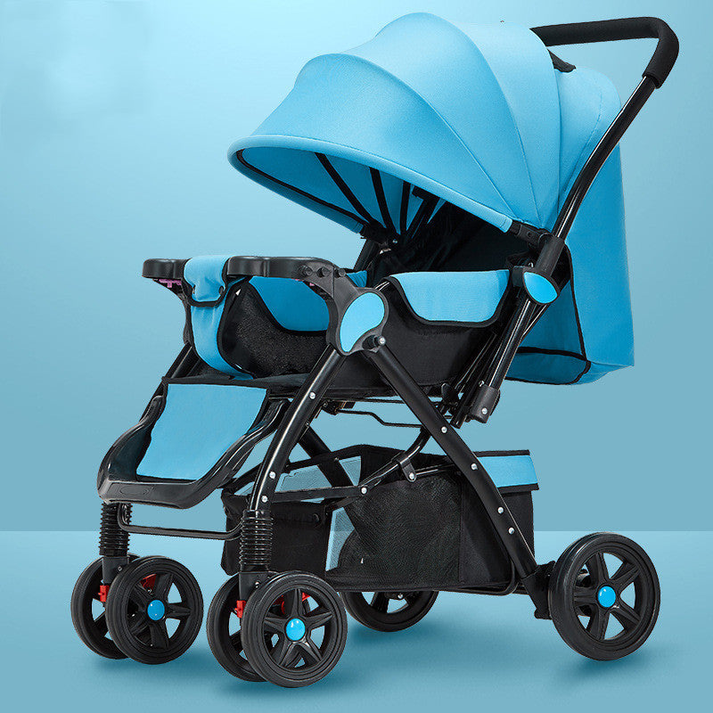 Lightweight Foldable Baby Stroller – One-Hand, Travel-Friendly