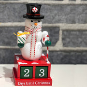 Christmas Creative Wooden Walnut Countdown Calendar